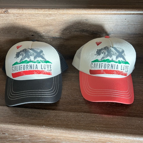 NWOT Duo of 2 Billabong California  Love Pitstop Trucker Hats- Never Worn! - Picture 5 of 14